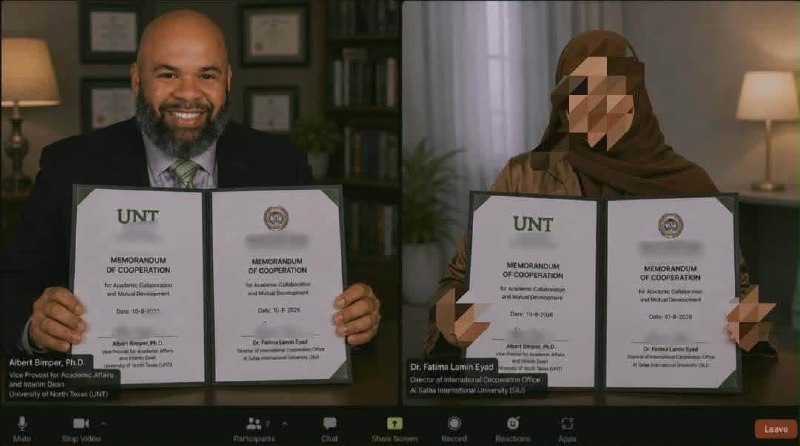 جامعة الصفاء الدولية توقّع اتفاقية تعاون دولي مع جامعة نورث تكساس الأمريكية