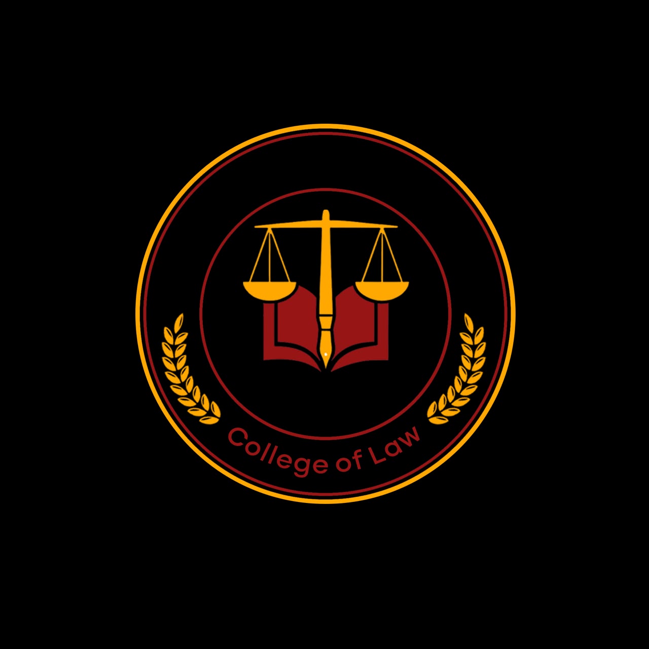 شعار كلية القانون بجامعة الصفاء الدولية